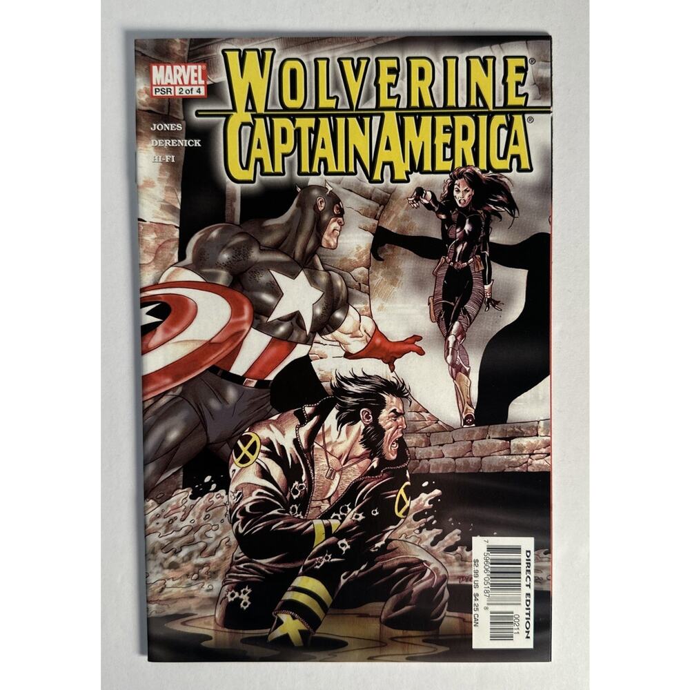 Wolverine Captain America #2 Marvel Comic 2004 X-Men Avenger